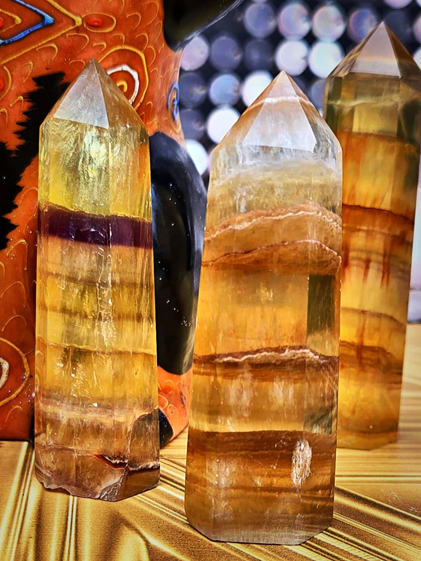 Sunshine Days Yellow Fluorite Towers