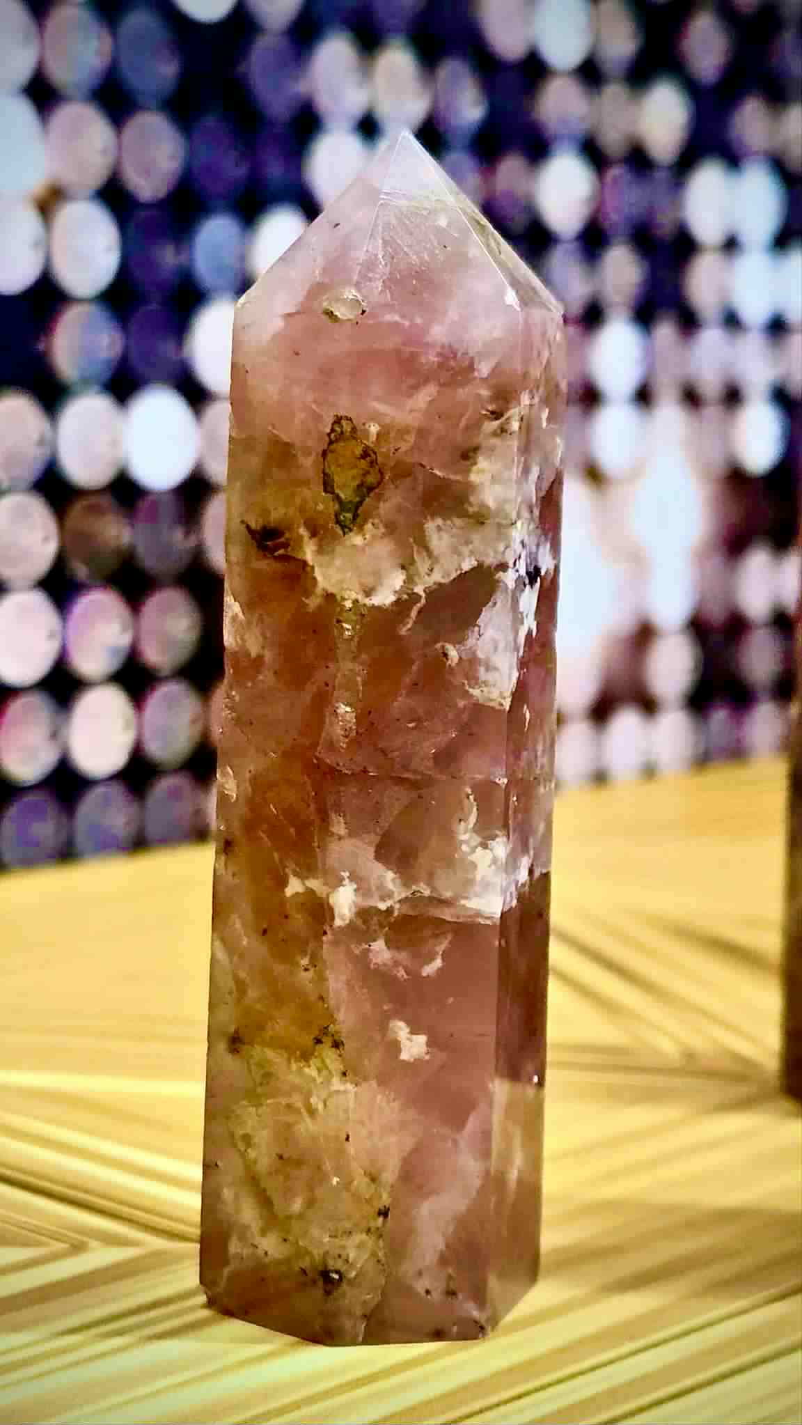 *Sold Out* Radiant Wealth Raspberry Quartz Towers