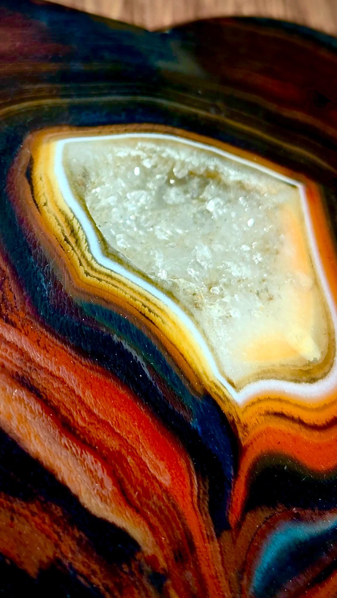 *Sold Out* Soul Level Sardonyx Geode Hearts
