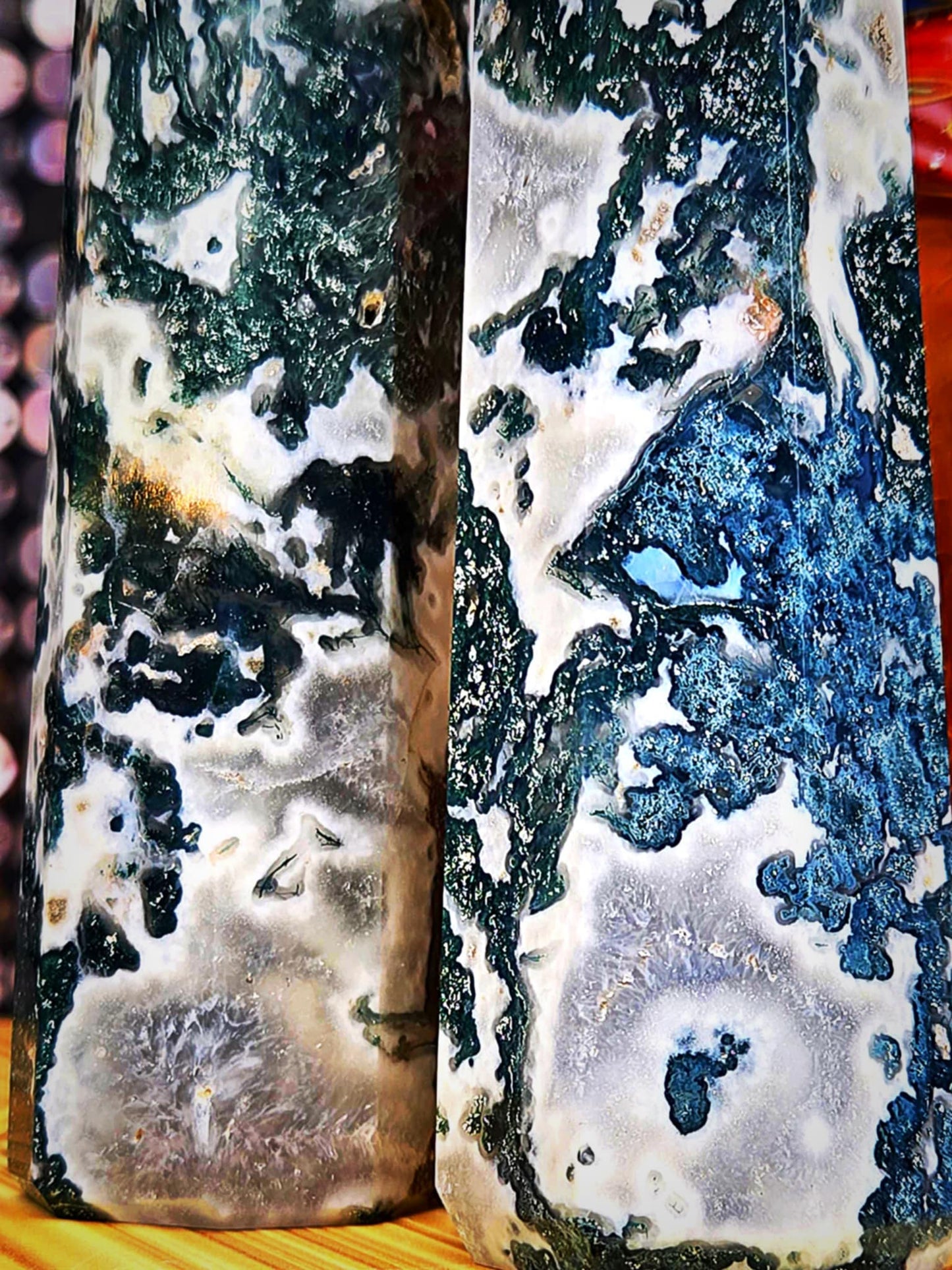 Wisdom Abounds Tree Agate Towers - Success & Blessings