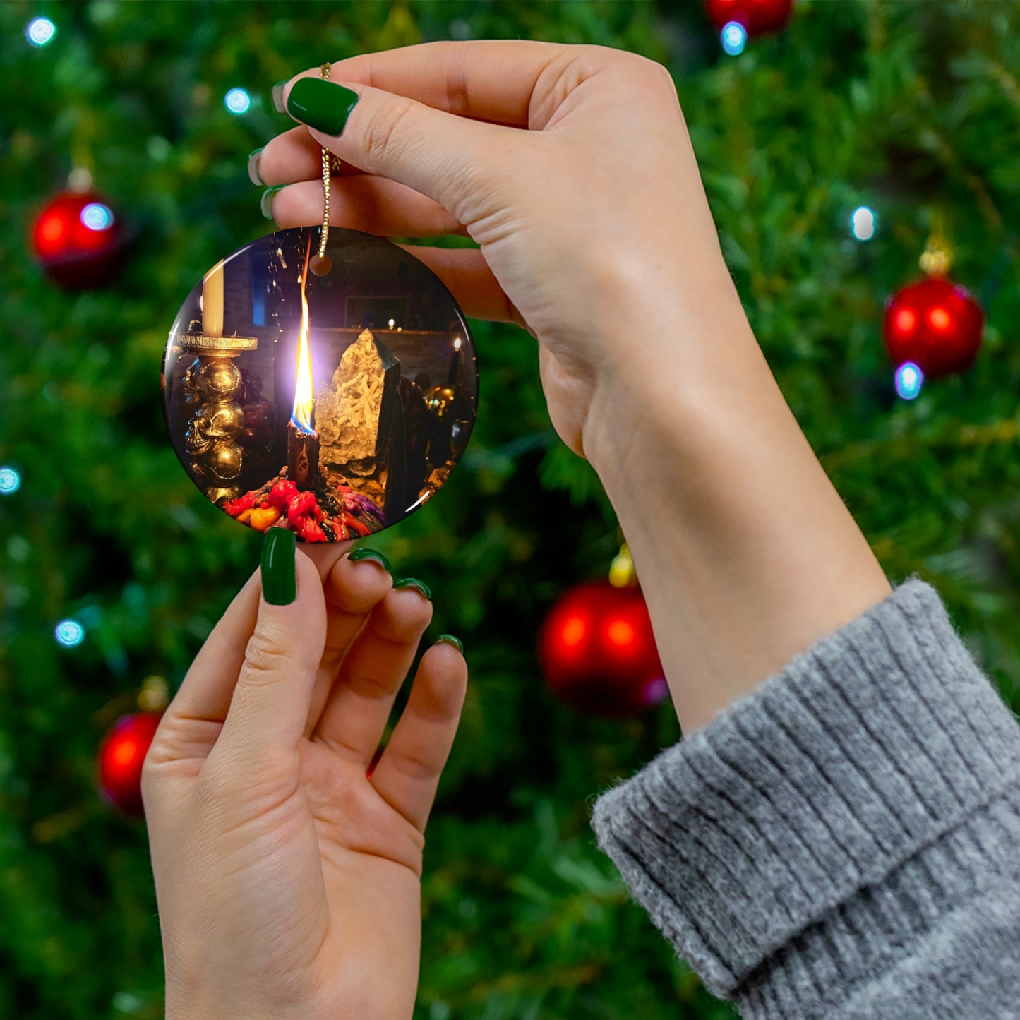 Moonstone Witchery Academy Ornament