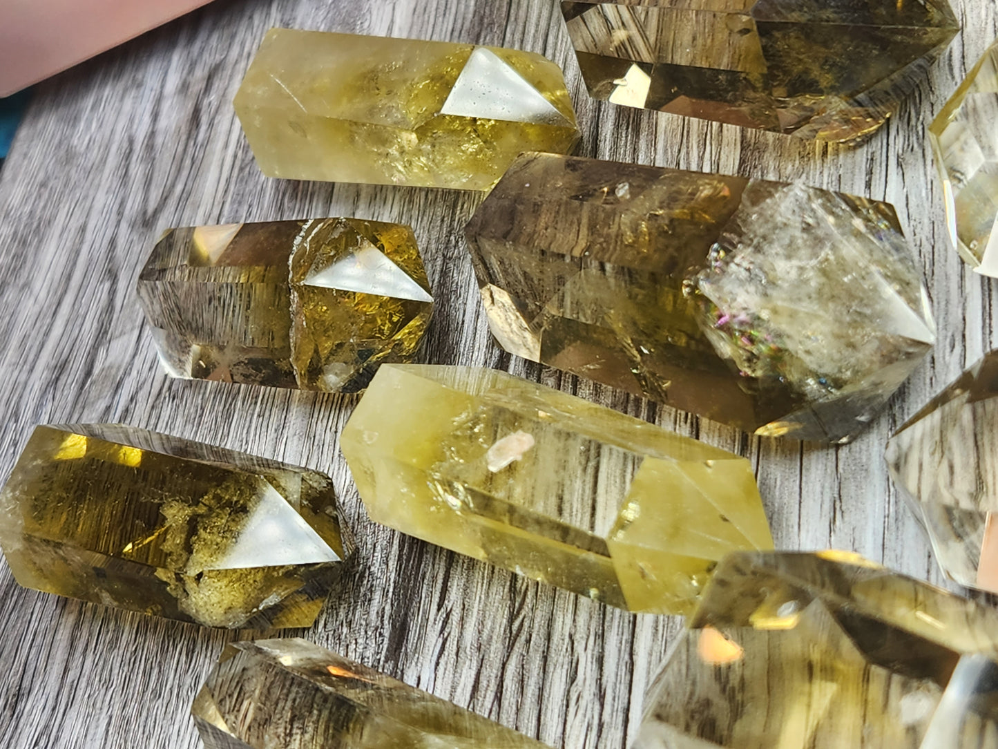 Delicious Magic Lemon Quartz Double Terminated Points