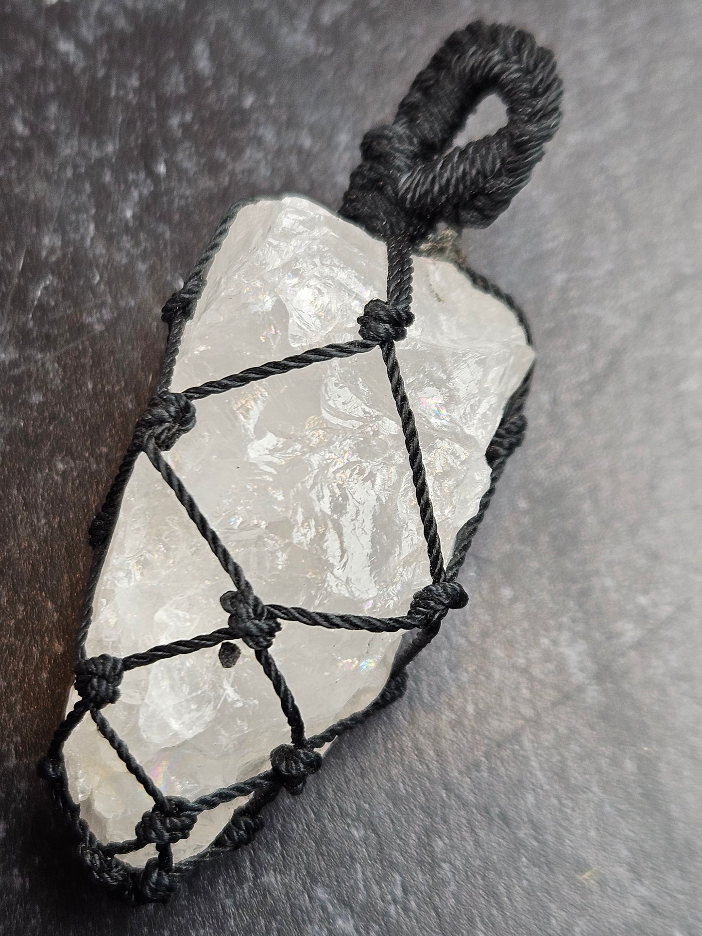 Rough and Ready Crystal Pendants