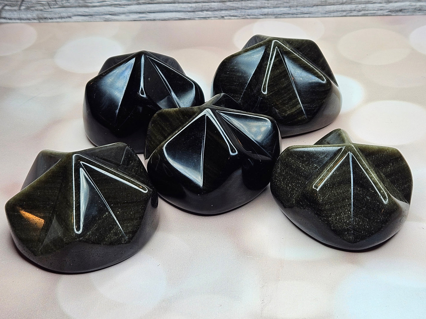 Oracle Star Goldsheen Obsidian Babies