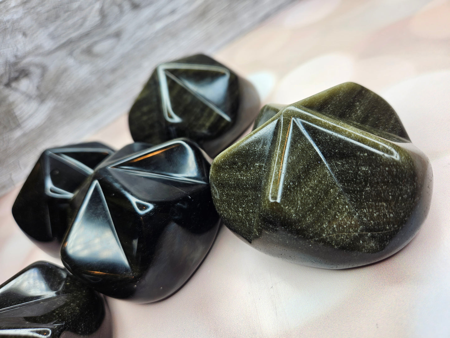 Oracle Star Goldsheen Obsidian Babies