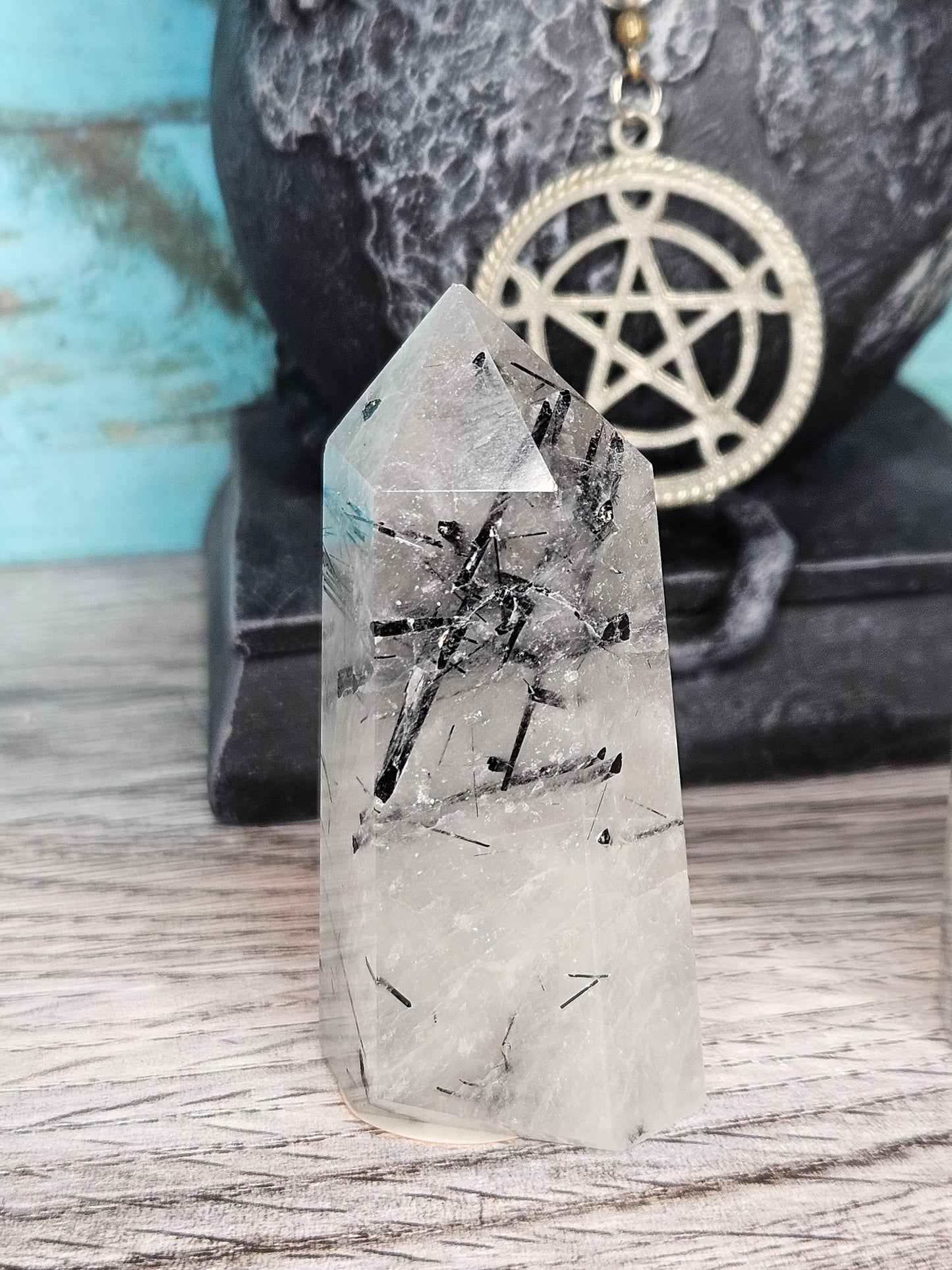 Swords of Darkness Tourmalated Quartz Points