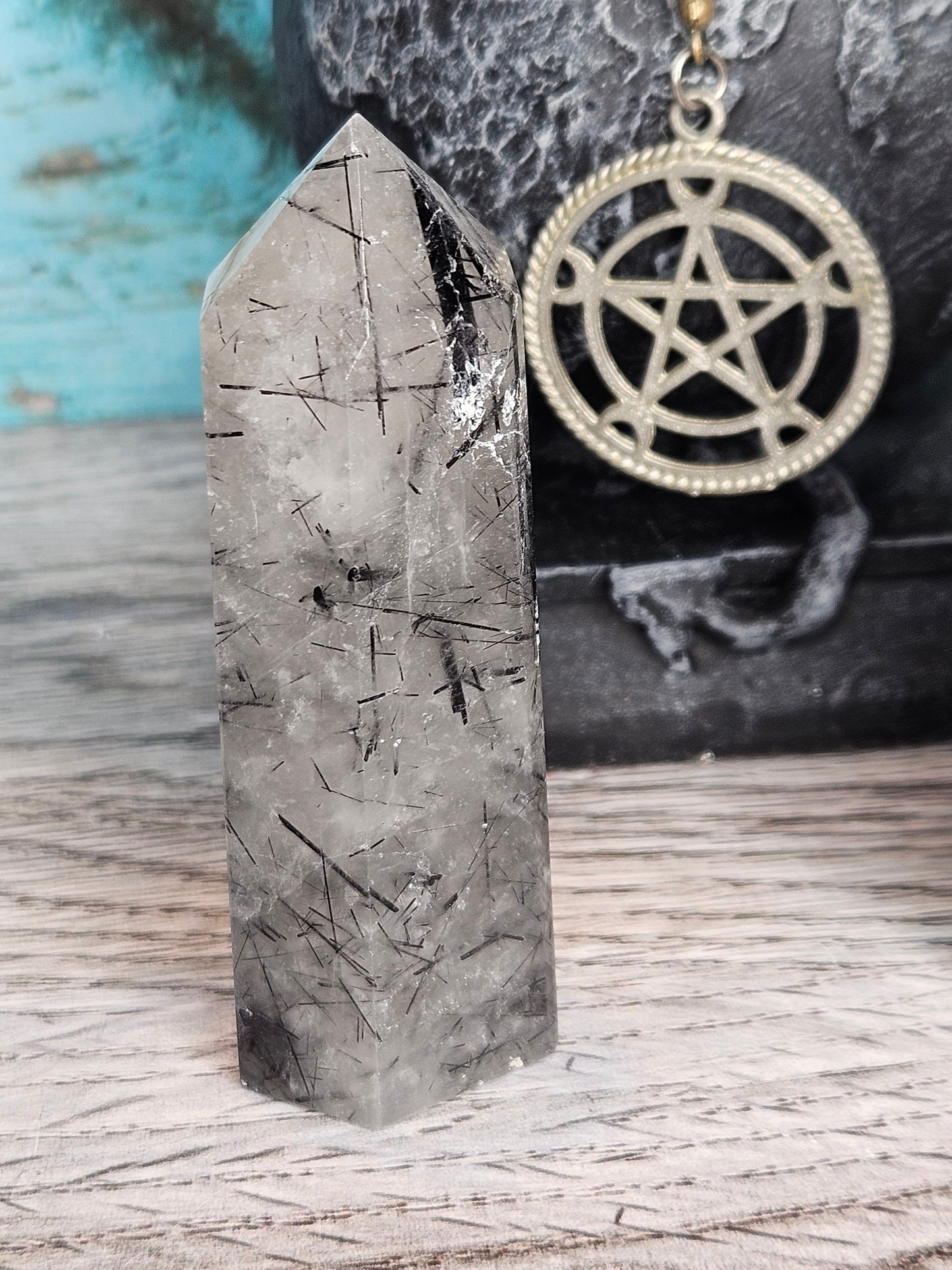 Swords of Darkness Tourmalated Quartz Points