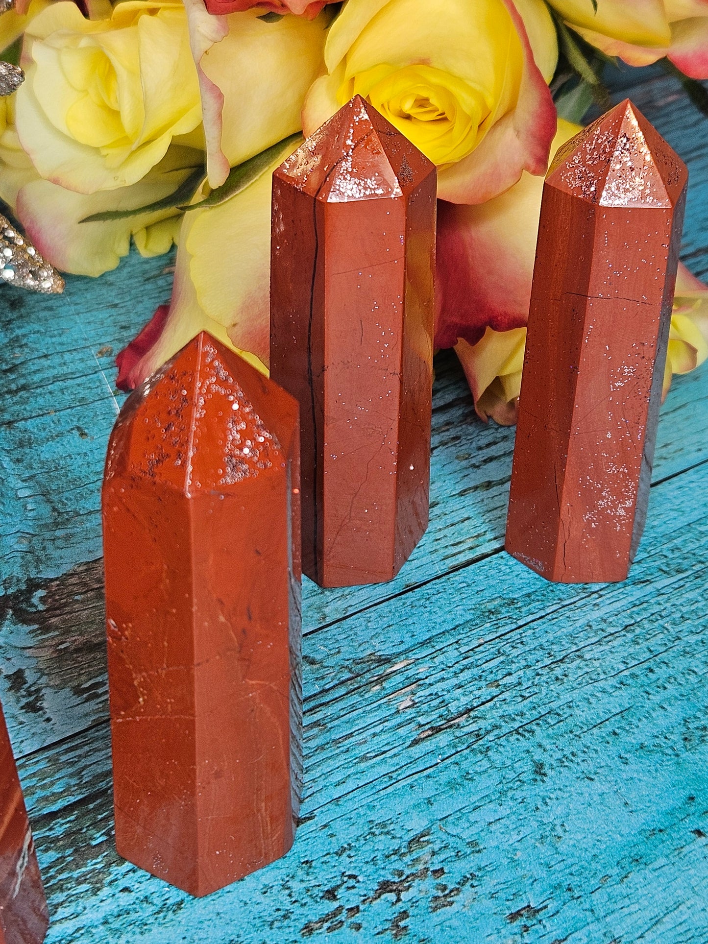 🌹Lovely Lady Red Jasper Towers *double spelled offering*