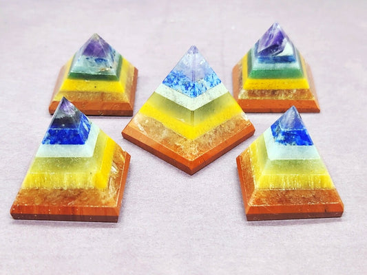 Tiny Cutie Pie Rainbow Pyramids