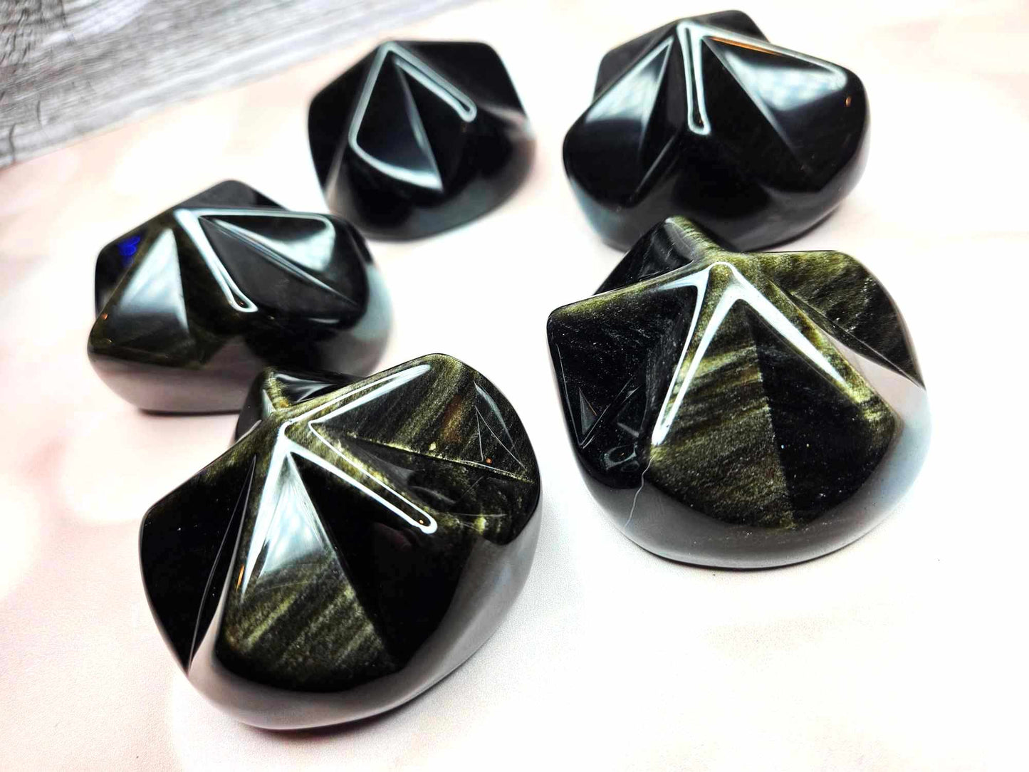 Oracle Star Goldsheen Obsidian Babies