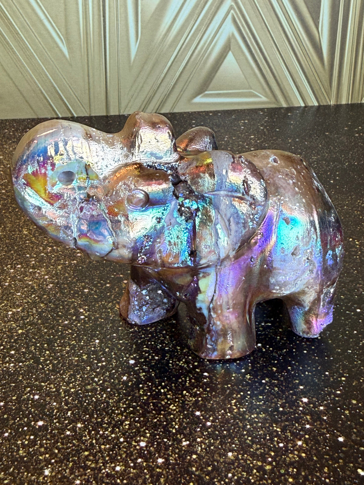 🐘Rainbow Sphalerite Elephant Magic