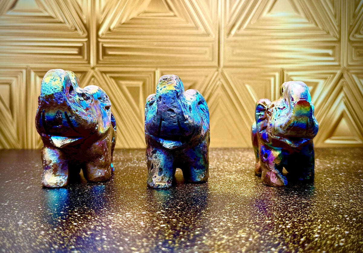 🐘Rainbow Sphalerite Elephant Magic