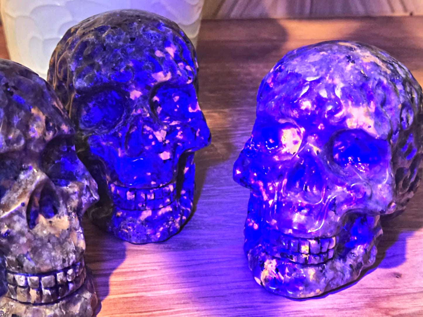 Oh Em Gee Flame Stone Skulls