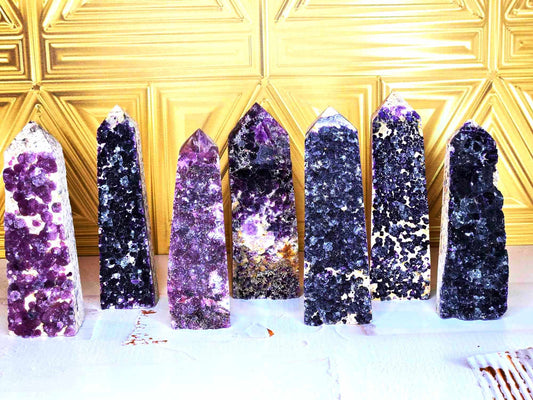 Grounded Healing Fluorite Ore Towers