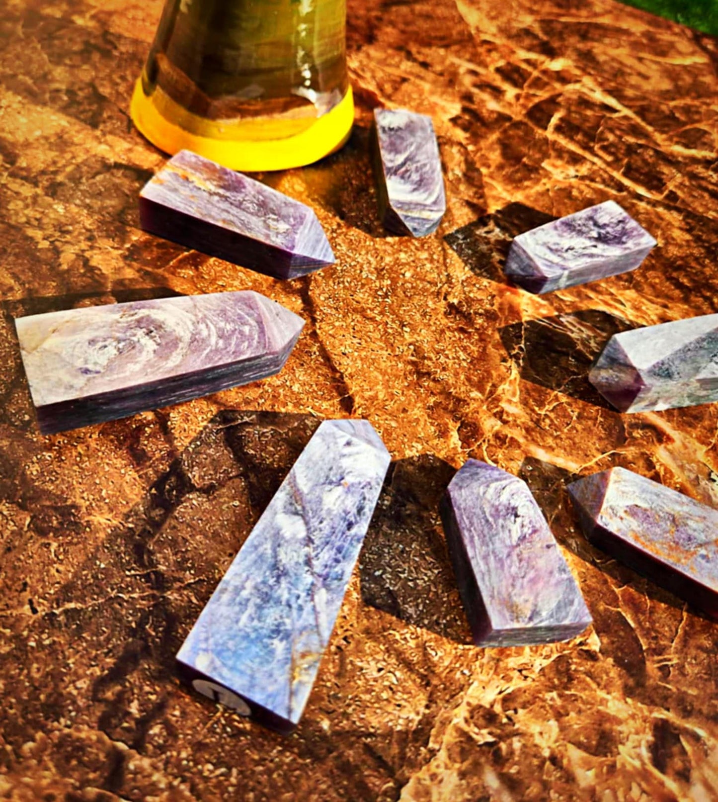 Shimmering Health Mica Lepidolite Towers - Physical/Mental Healing