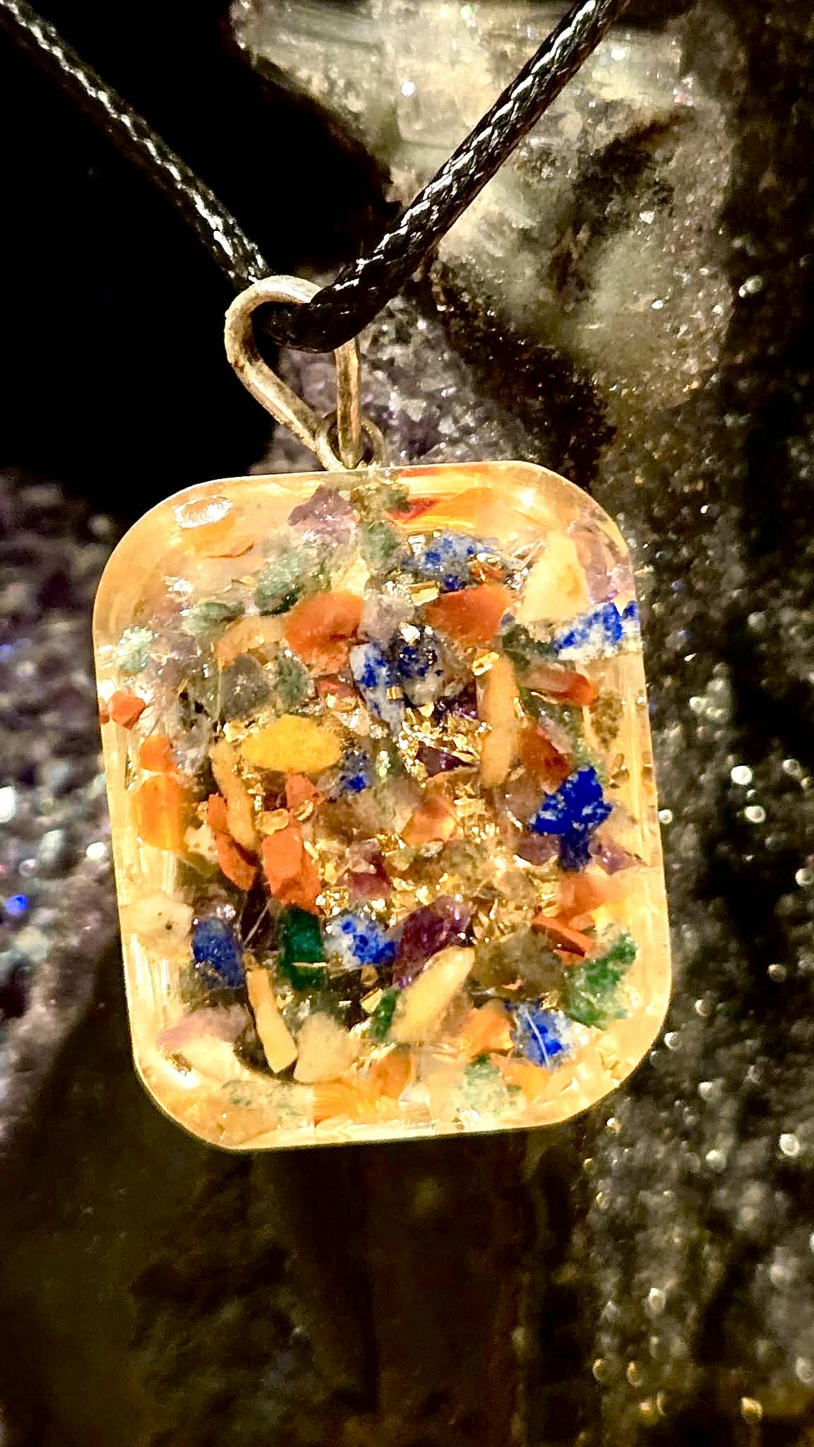 Wish Tree Resin Necklace - Genie
