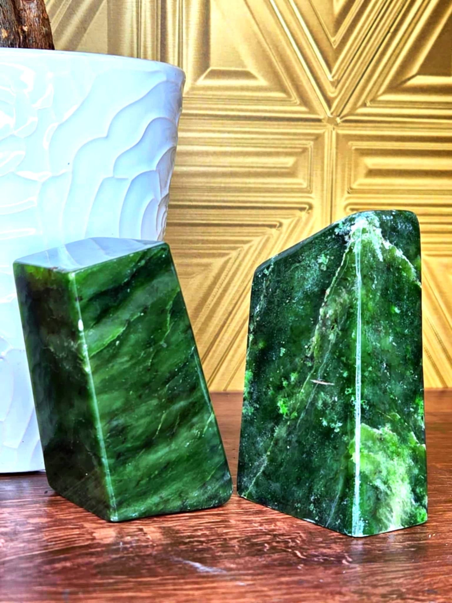 Green Goddess Nephrite Jade Freeform