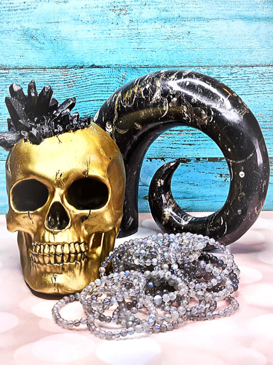 Shimmer Drops Labradorite Bracelets