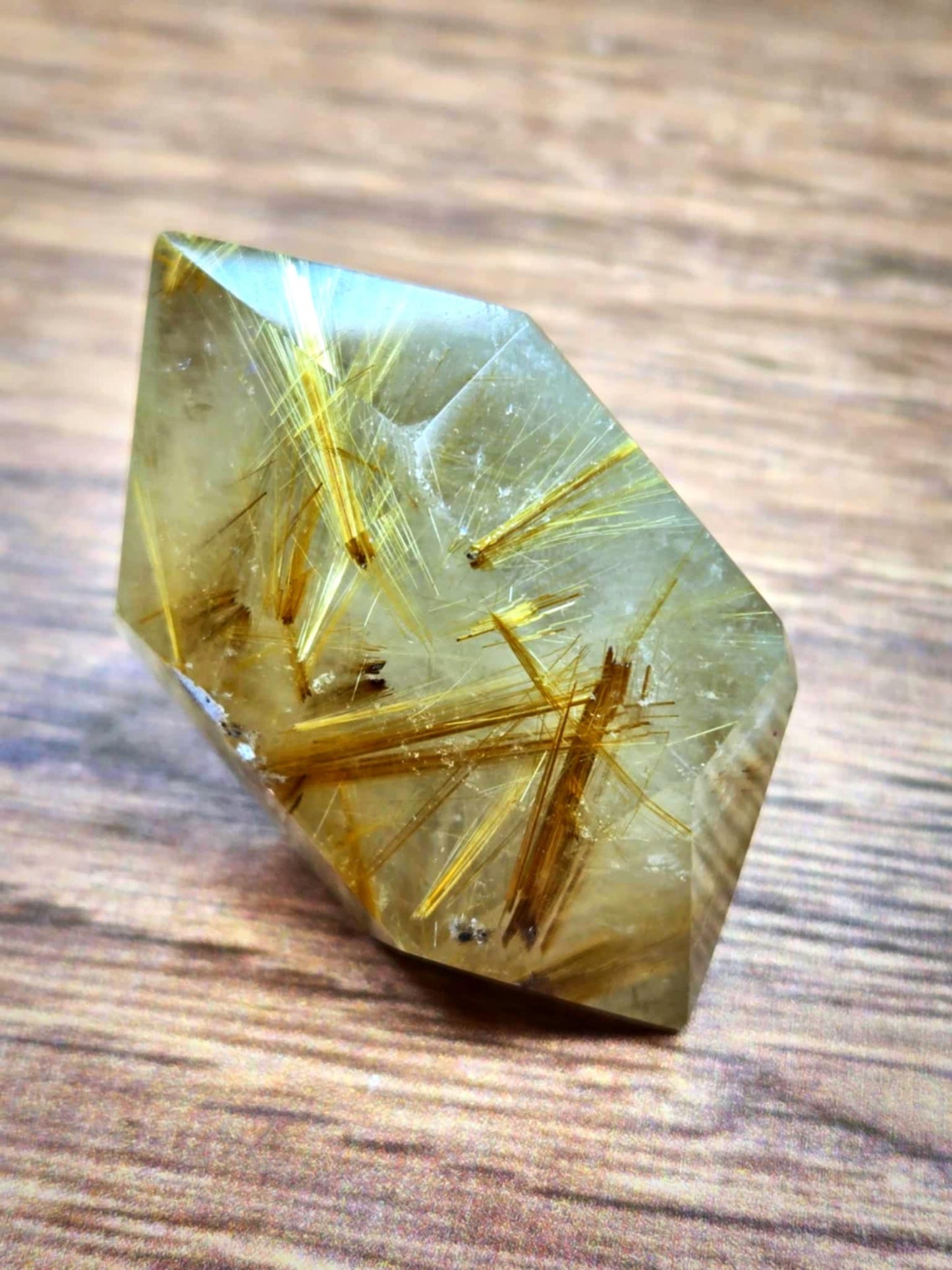 Find the Light Double Terminated Rutilated Quartz Points