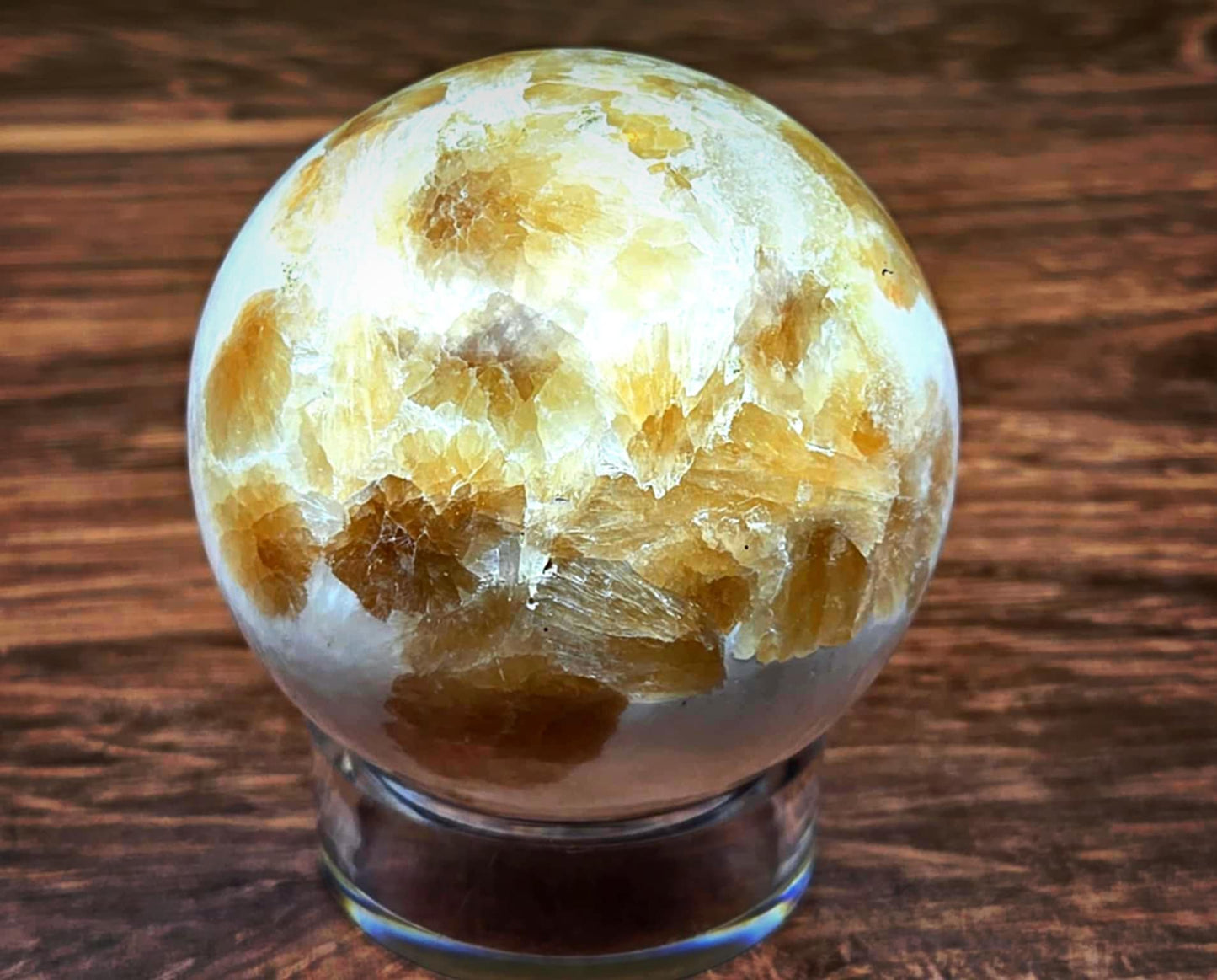 Spirit Bubbles Stilbite and Scolecite Sphere