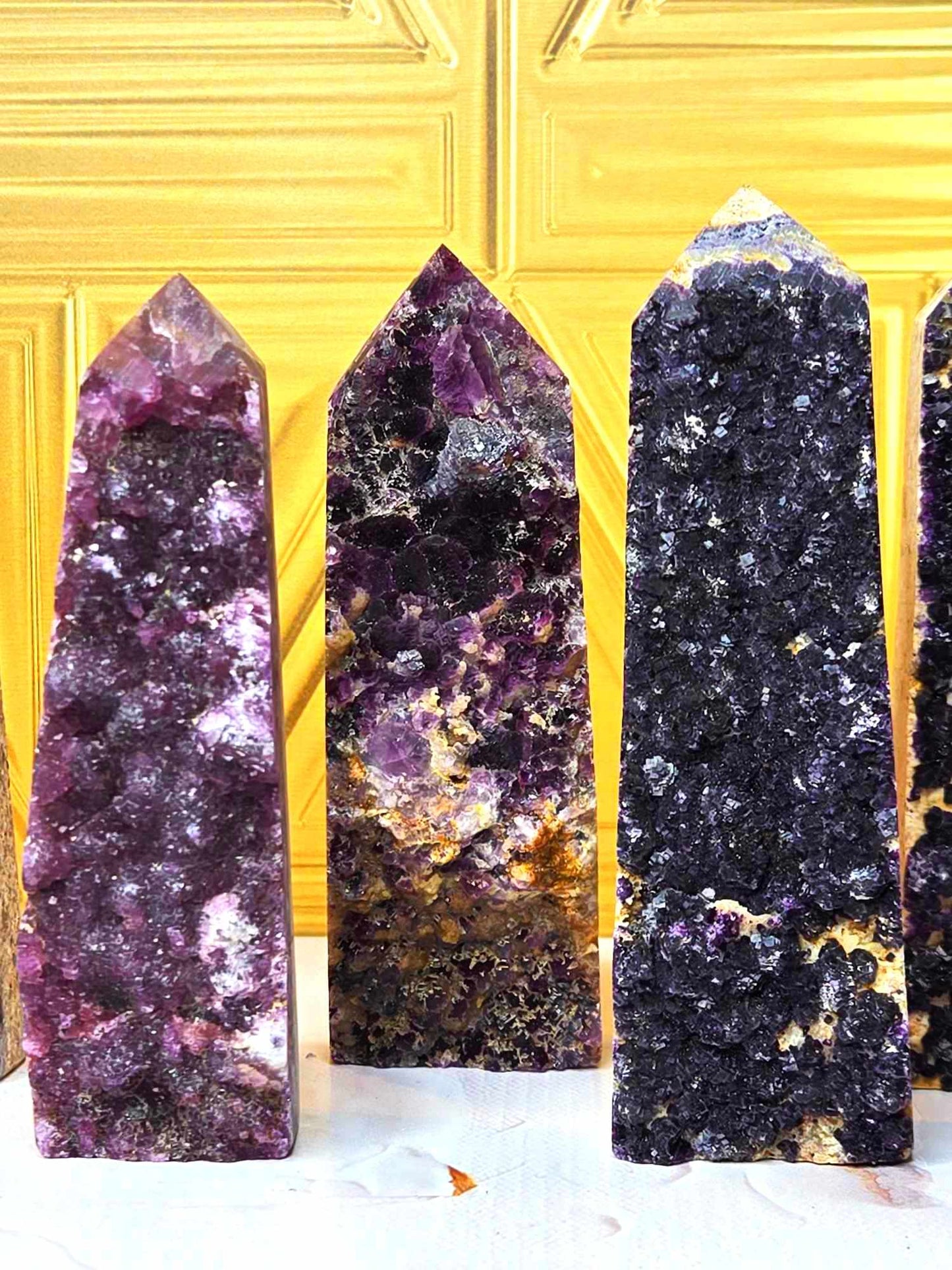 Grounded Healing Fluorite Ore Towers