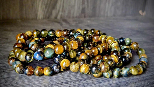 Depth of Strength Blue Tiger’s Eye Bracelets - Power