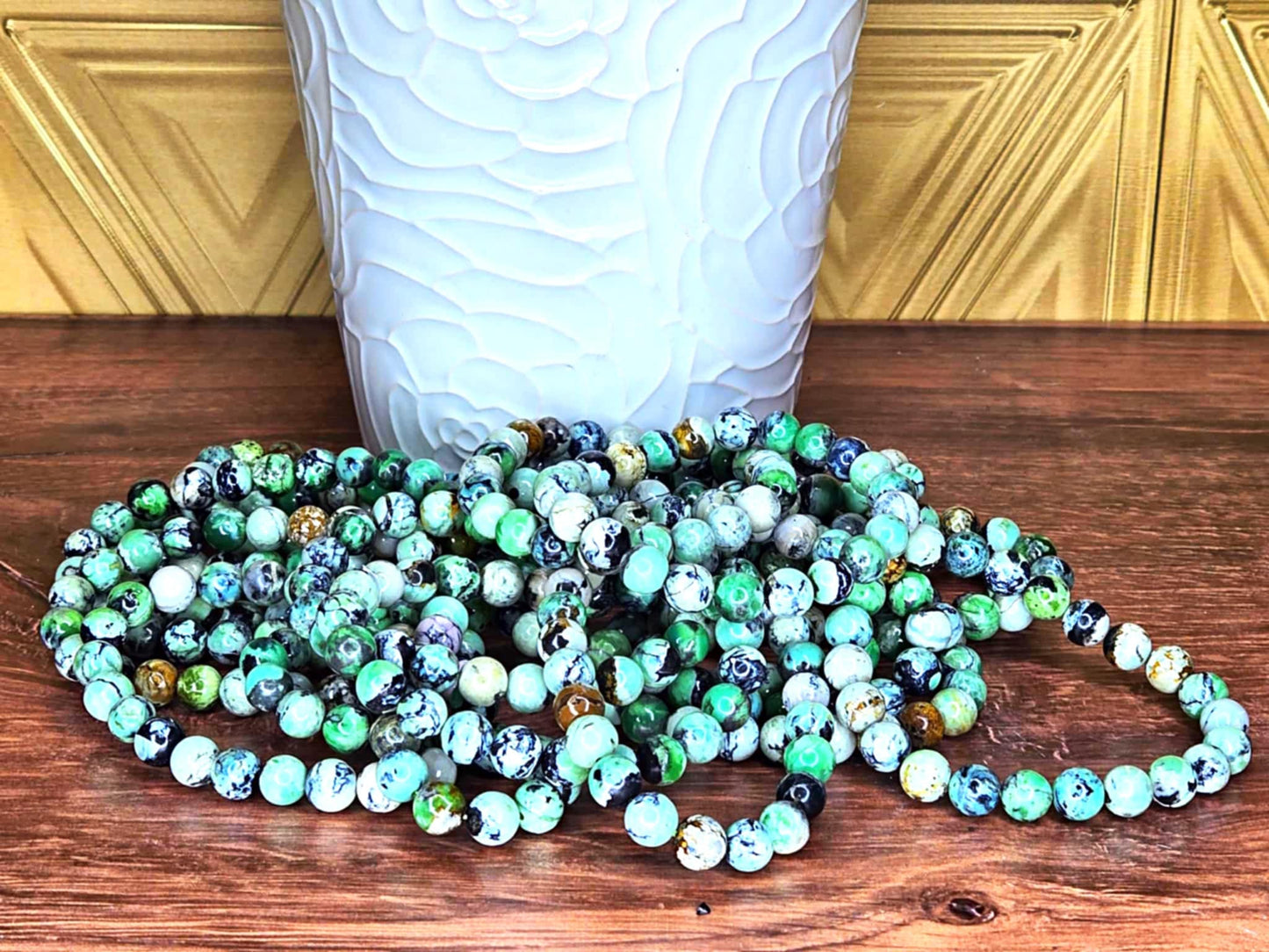 Heart Eyes Variscite Bracelets