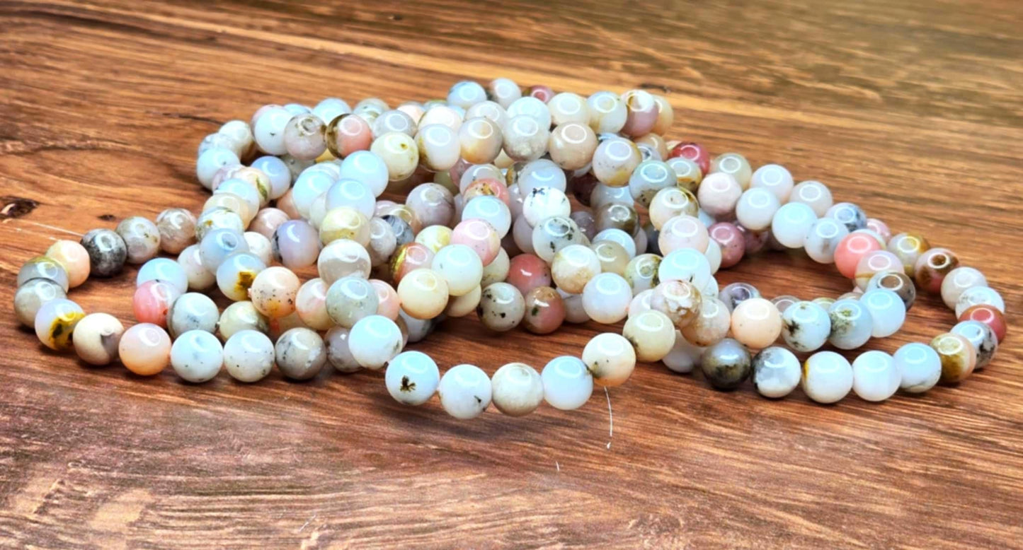 Serenity Andean Pink Opal Bracelets