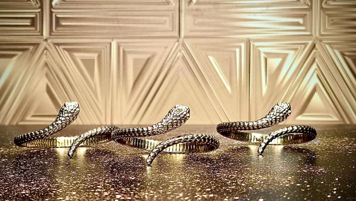 🐍Lilith’s Coil Snake Bracelets