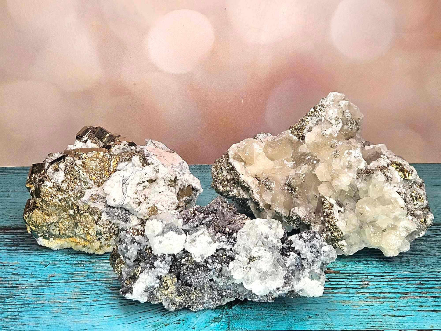 Magically Delicious Pyrite, Quartz & Sphalerite Specimens