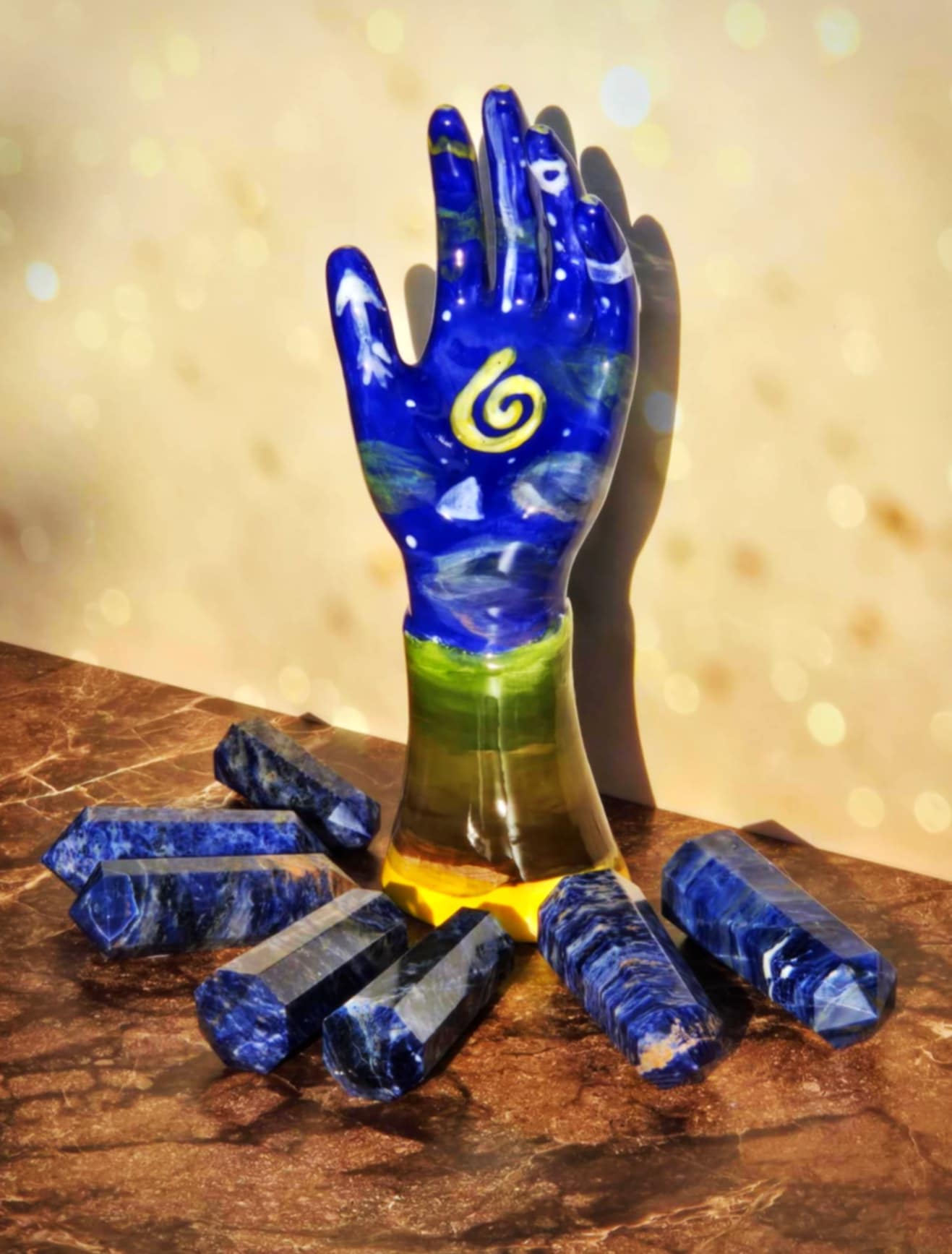 Sacred Energy Double Terminated Sodalite - Physical/Mental Healing