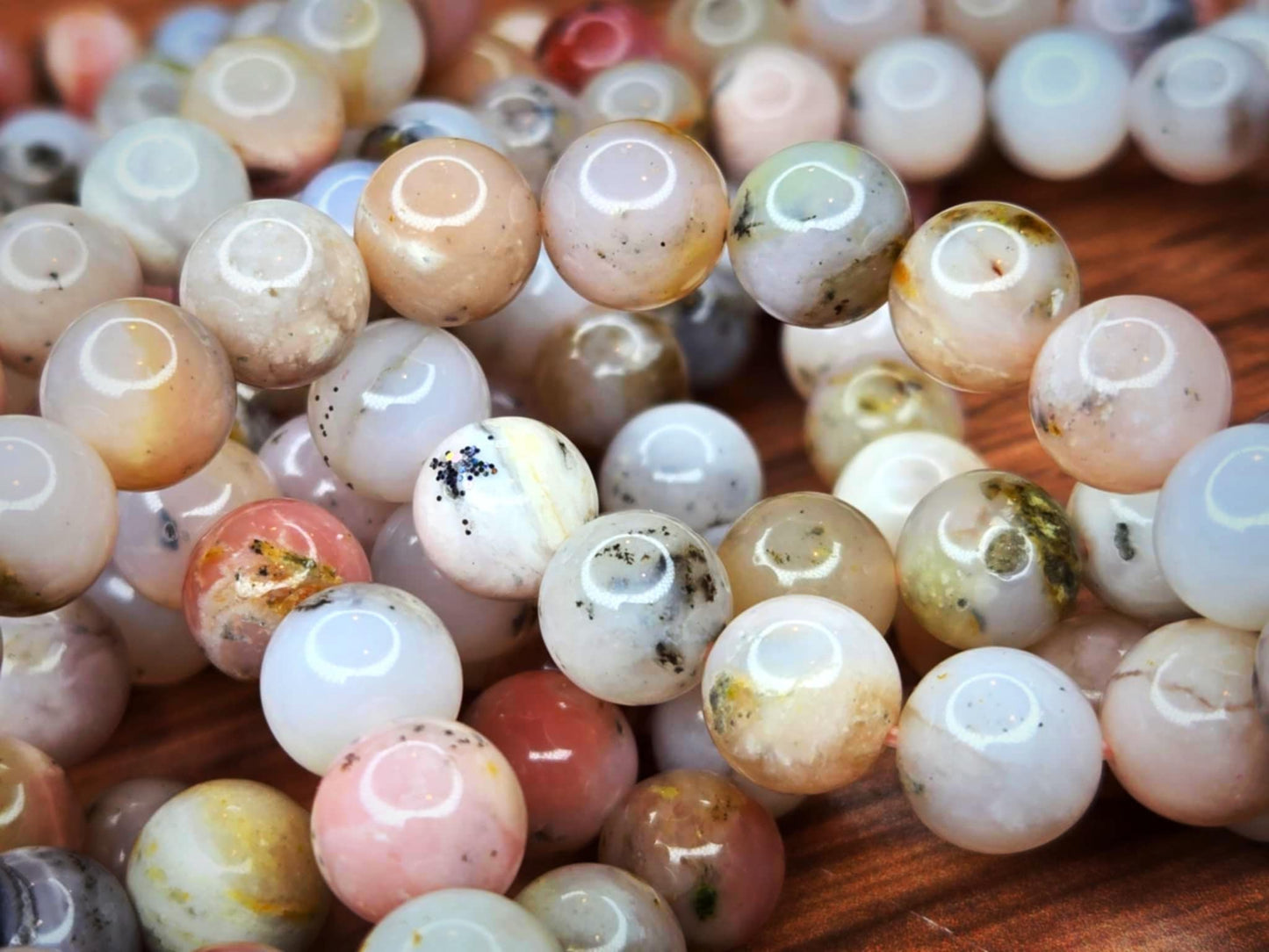 Serenity Andean Pink Opal Bracelets