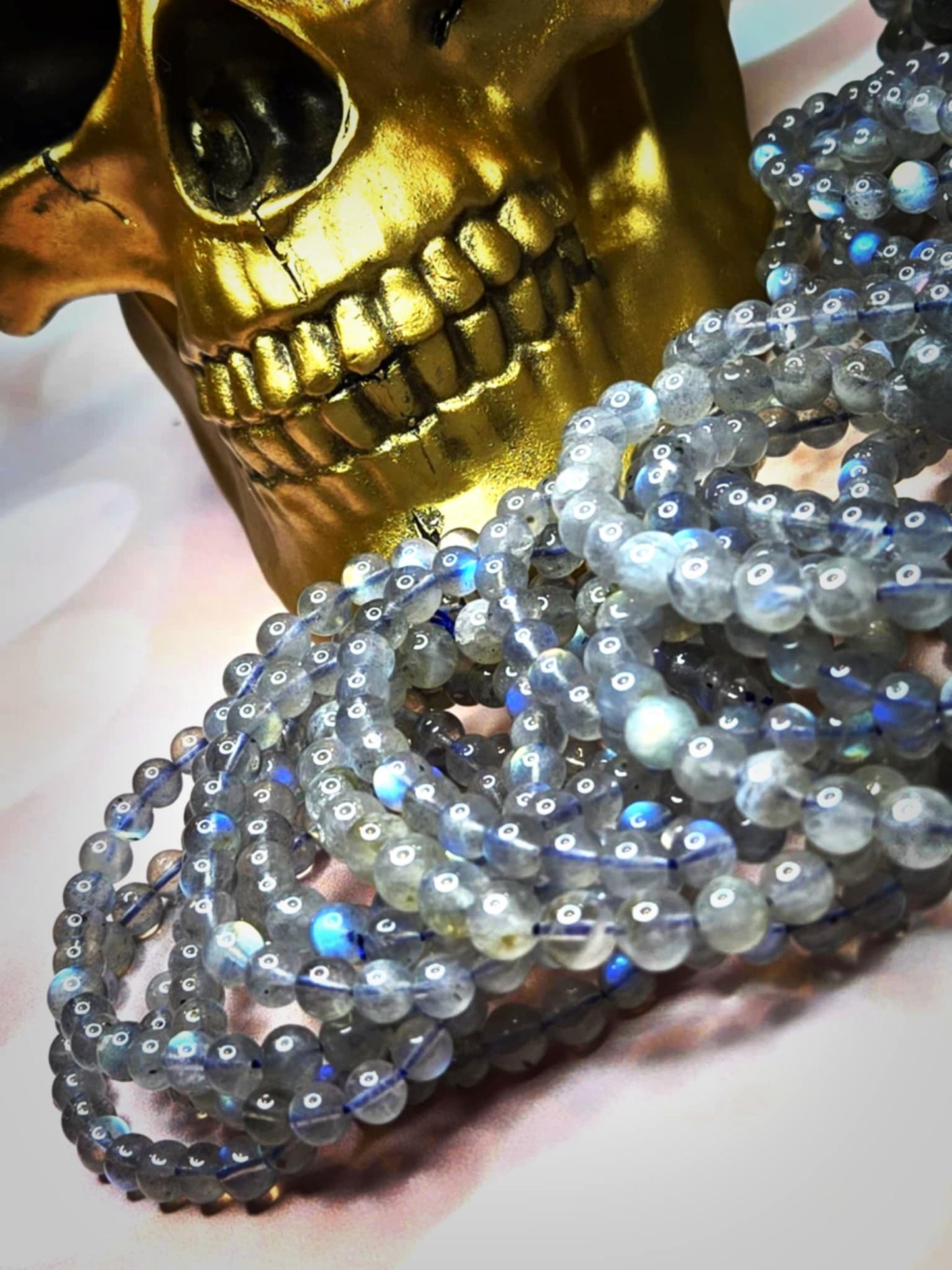 Shimmer Drops Labradorite Bracelets