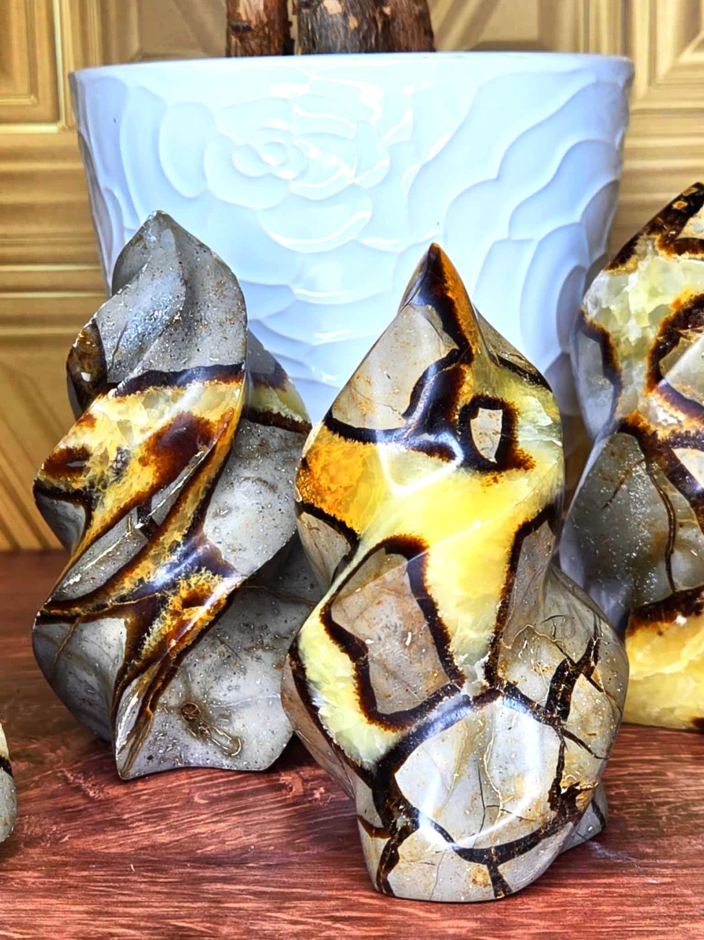 Sweet Septarian Flames