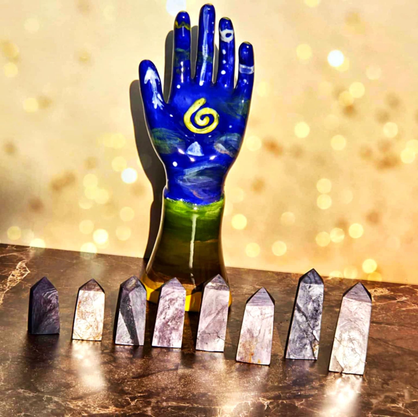Shimmering Health Mica Lepidolite Towers - Physical/Mental Healing