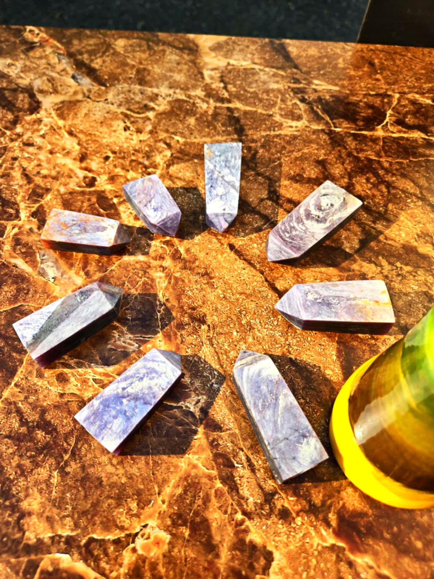 Shimmering Health Mica Lepidolite Towers - Physical/Mental Healing
