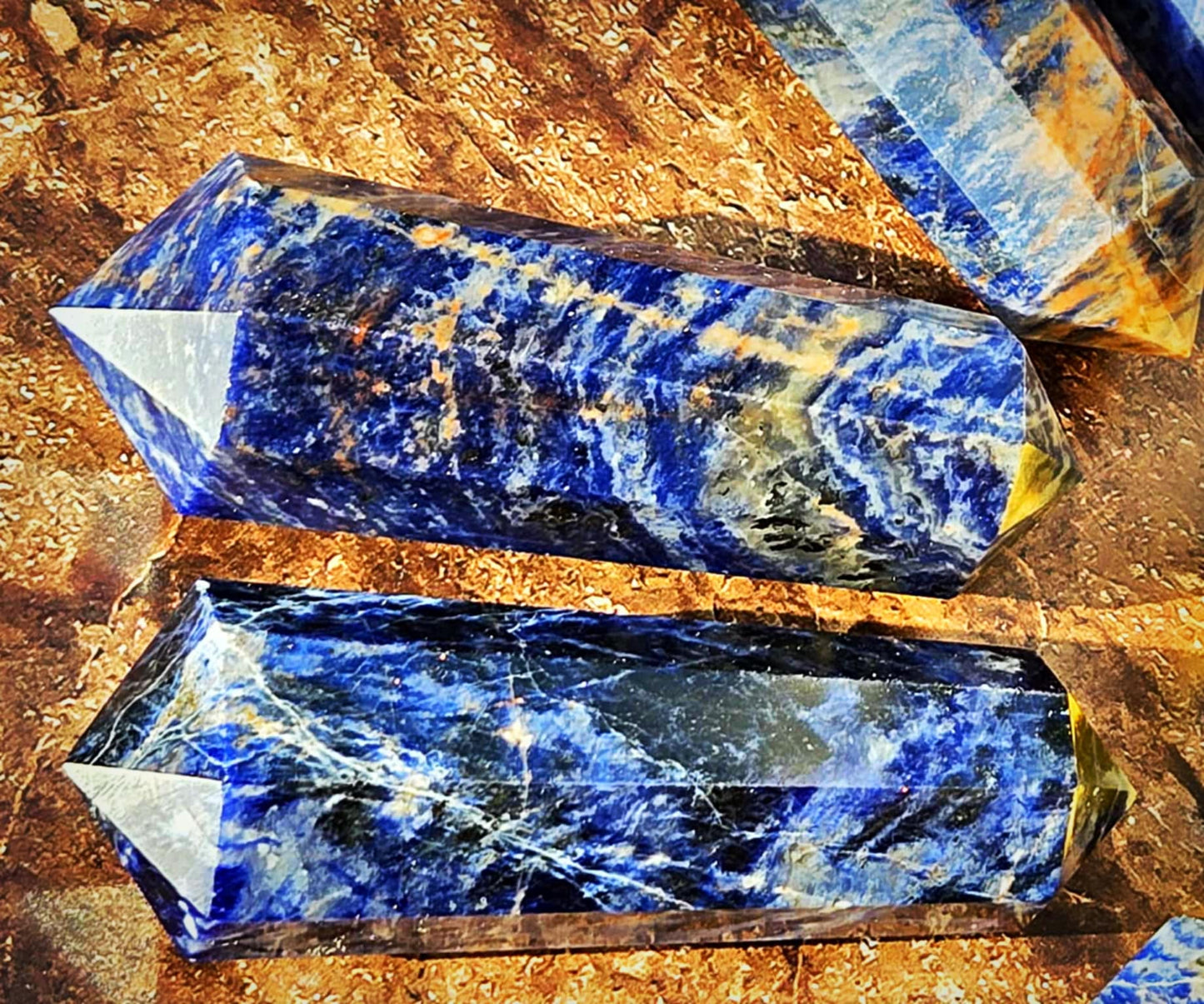 Sacred Energy Double Terminated Sodalite - Physical/Mental Healing