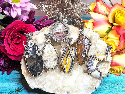🌹Loving Radiance Wire Wrapped Pendants