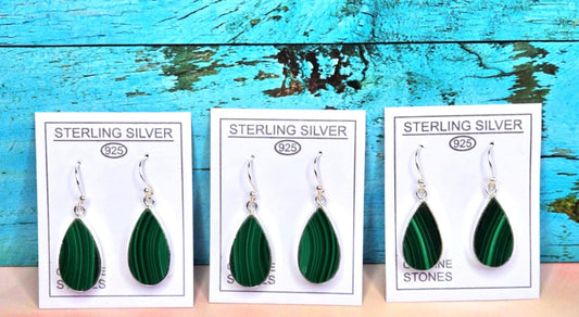 *Sold Out* OMG Malachite Earrings