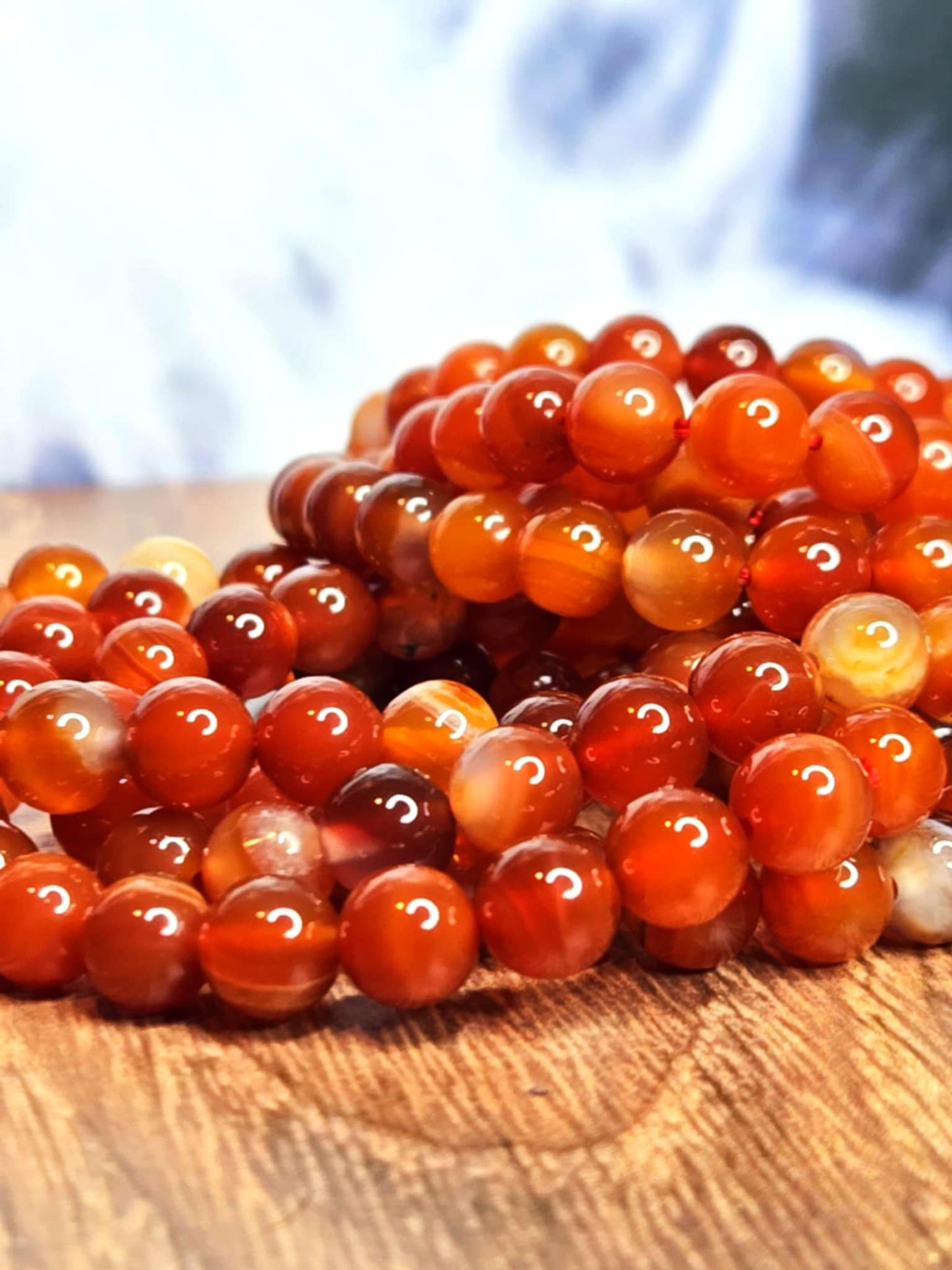 Effing Right Carnelian bracelets