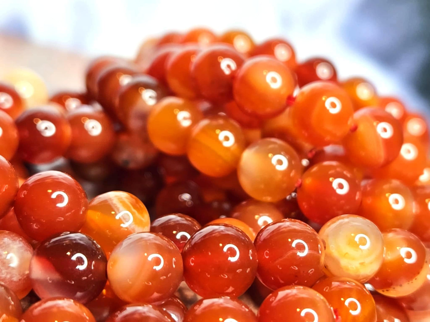 Effing Right Carnelian bracelets