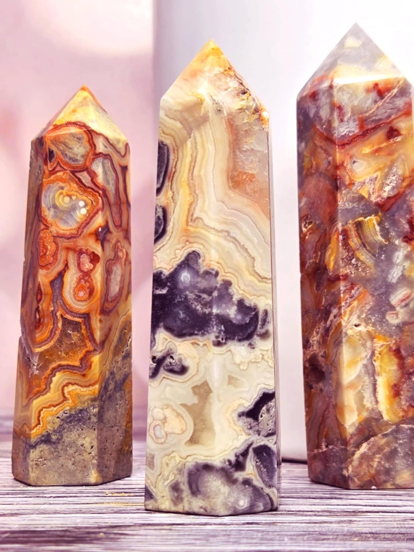 Sweetiepie Happy Lace Agate