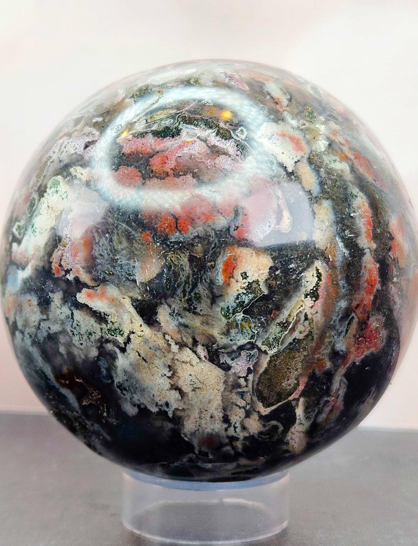 Deck the Halls Ocean Jasper Spheres