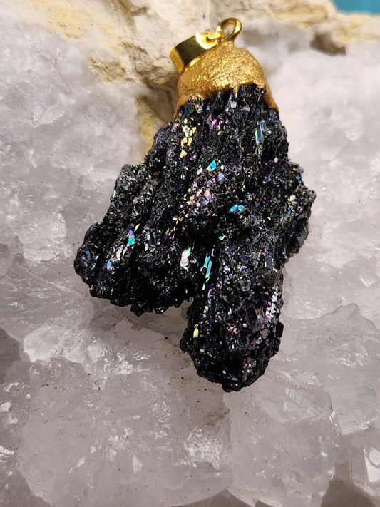 Galaxy Sparkle Carborundum Pendant