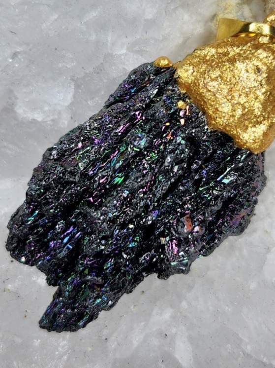 Galaxy Sparkle Carborundum Pendant