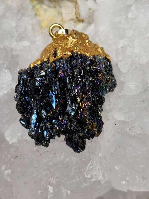 Galaxy Sparkle Carborundum Pendant