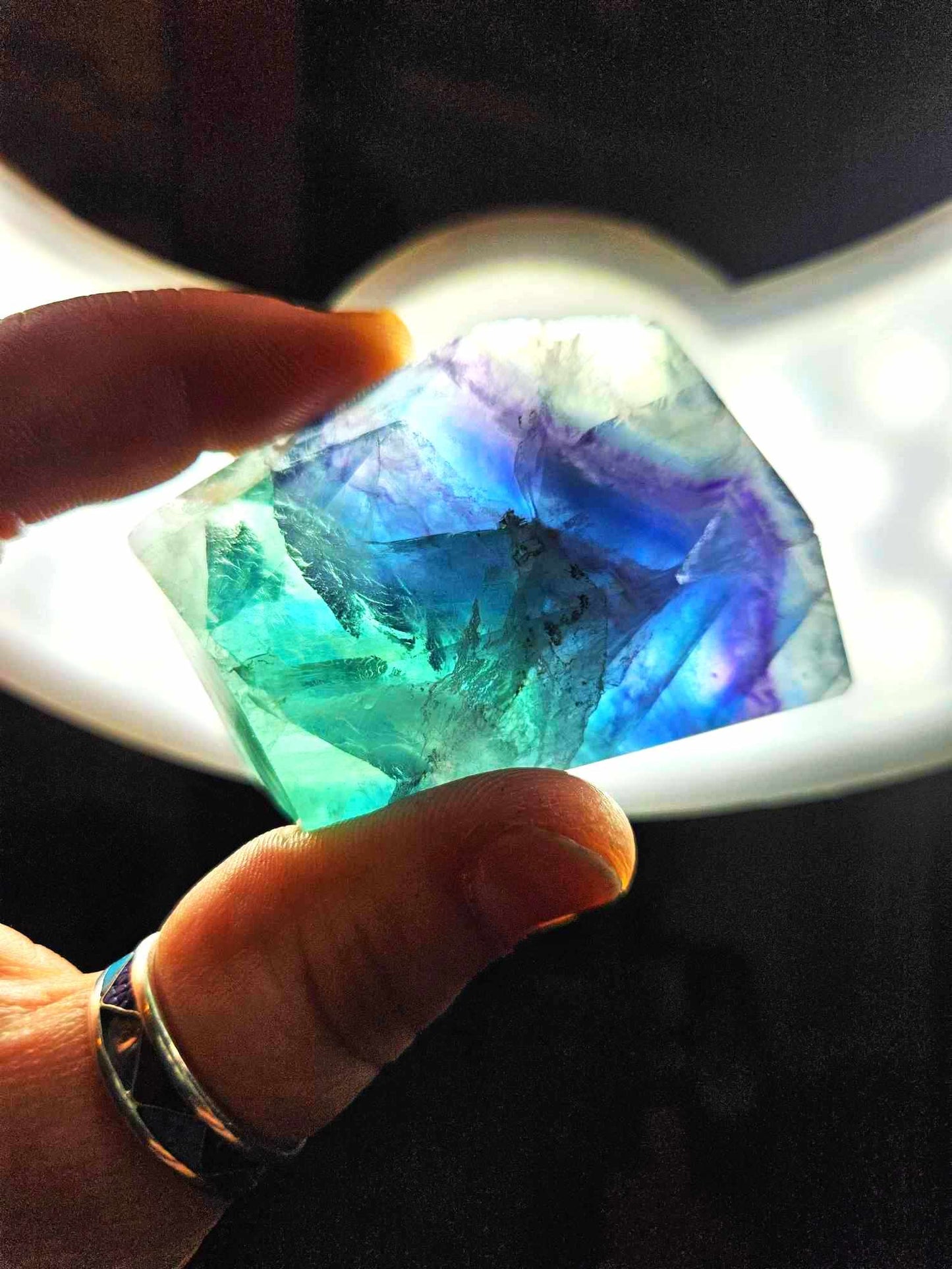 Freaking Fabulous Faceted Fluorite