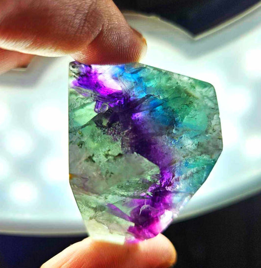 Freaking Fabulous Faceted Fluorite