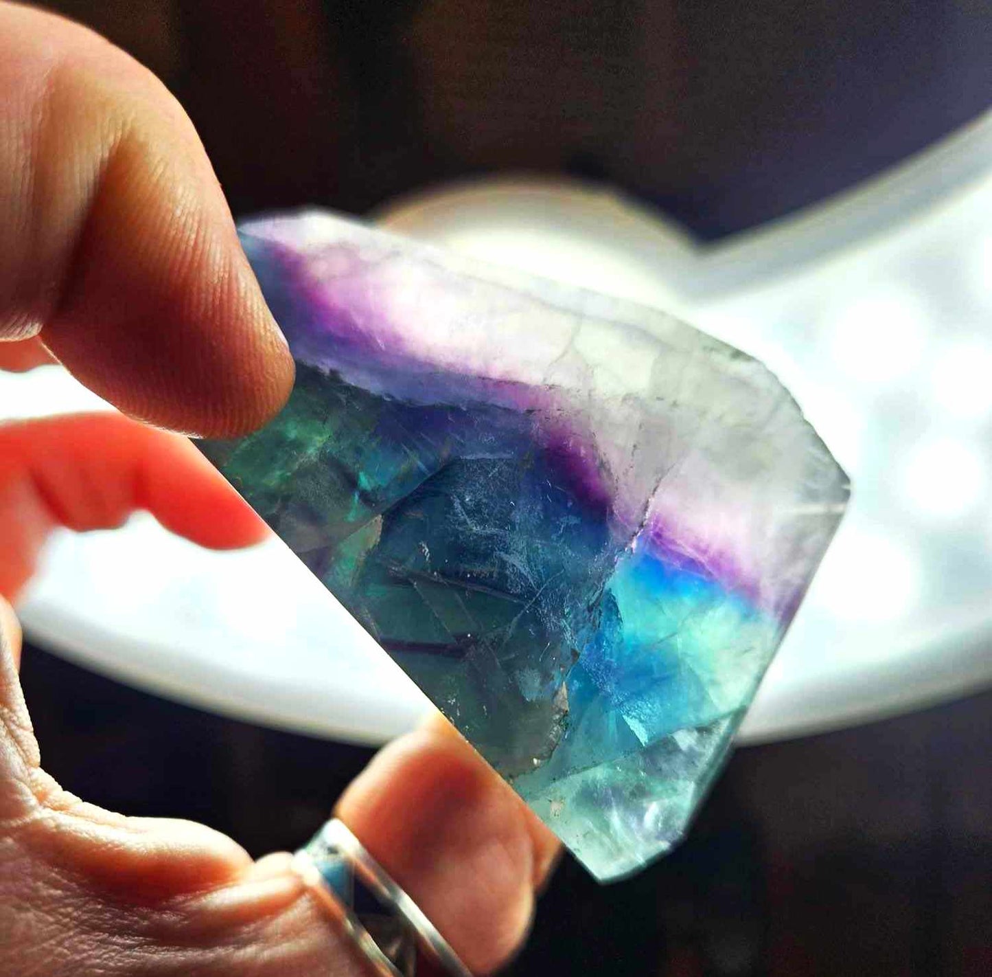 Freaking Fabulous Faceted Fluorite