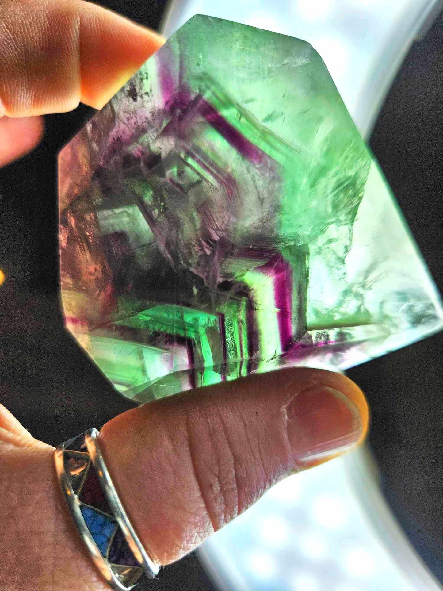 Freaking Fabulous Faceted Fluorite